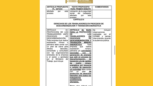 Avanza la Transición Energética Justa: ¡Los derechos laborales ahora son Ley!