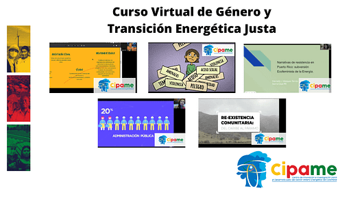 Curso Virtual de Género y Transición Energética Justa